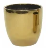 Bloempotten Voor Binnen-Mega Collections Bloempot Emperor - rond - goud - D30 x H31 cm