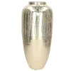 Mega Collections Vaas Oman Drip - goud - glas - D24 x H53 cm