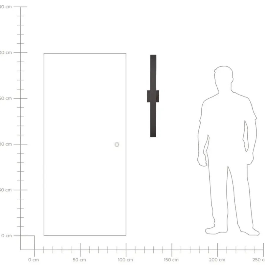 Wandlampen-Beliani MELGAM - Wandlamp - Zwart - Ijzer