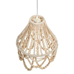 Leen Bakker MENIK - Kroonluchter - Lichtbruin - Rubberhout