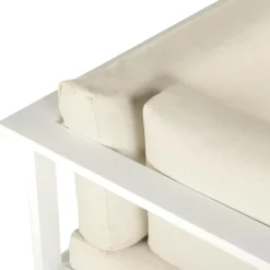 Loungesets|Loungesets-Beliani MESSINA - Loungeset voor 5 - Beige - Aluminium