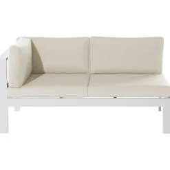 Loungesets|Loungesets-Beliani MESSINA - Loungeset voor 5 - Beige - Aluminium