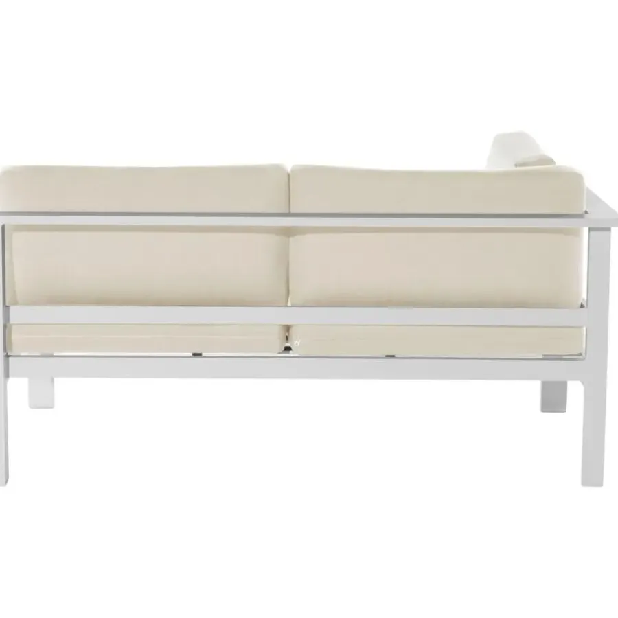 Loungesets|Loungesets-Beliani MESSINA - Loungeset voor 5 - Beige - Aluminium