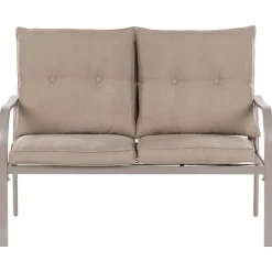 Leen Bakker MESTRINO - Loungeset 4-zits - Beige - Staal