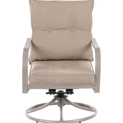 Leen Bakker MESTRINO - Loungeset 4-zits - Beige - Staal