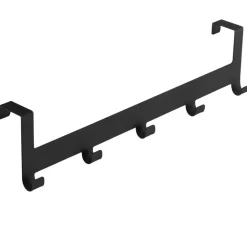 Kapstokken-ACAZA Metalen Deurkapstok Deurhanger Kapstok voor Handdoek en Kleding, Metaal, Zwart