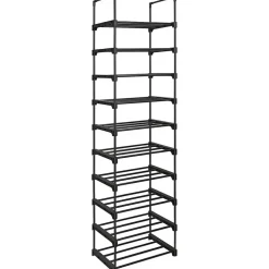 Kledingopbergers-Merkloos Metalen Schoenenrek met 10 Planken, Standplank, Multifunctioneel