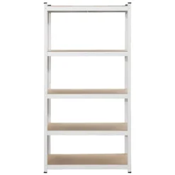 Wandrekken-Leen Bakker Metalen stellingkast - wit - 90x45x180 cm