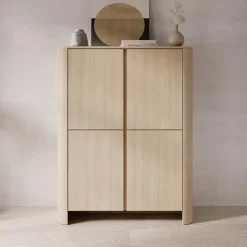 Meubella - Barbados - Dressoir - Eiken - 103x39x132 cm