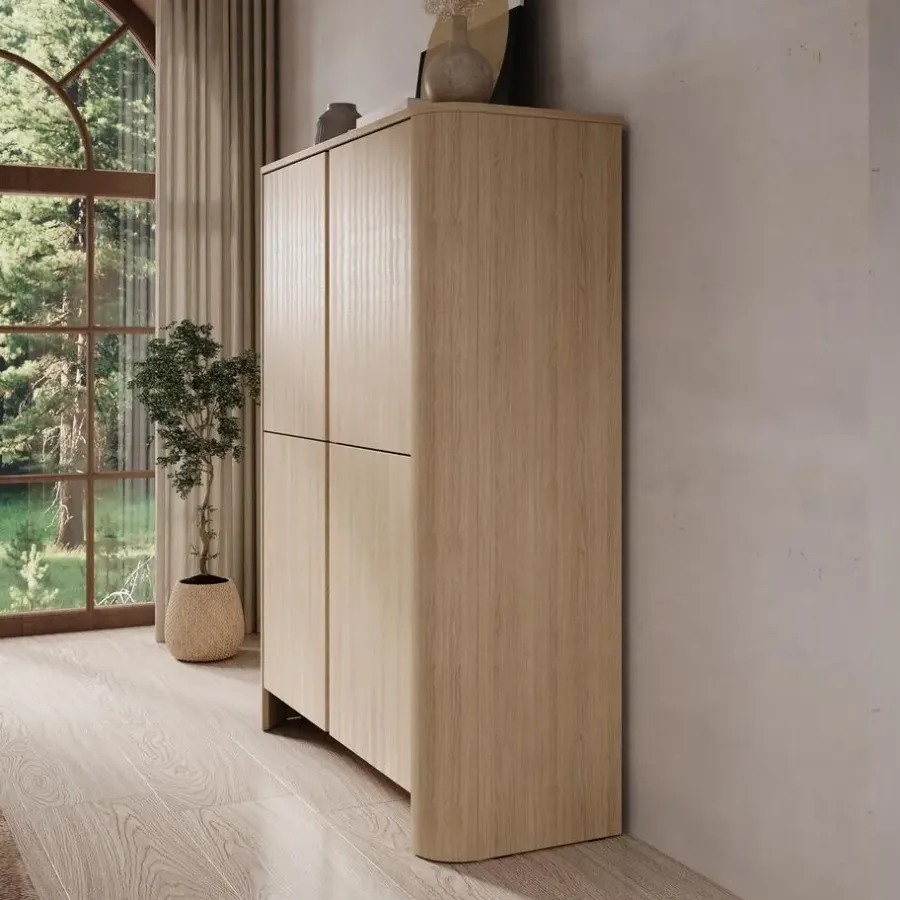 Meubella - Barbados - Dressoir - Eiken - 103x39x132 cm