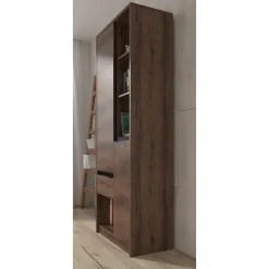 Meubella - Boekenkast Diplo - Eiken - 80 cm