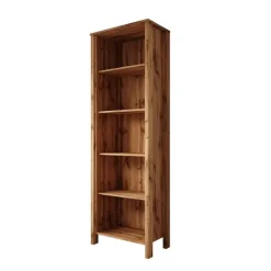 Boekenkasten|Boekenkasten-Meubella - Boekenkast Isaac 1 - Eiken - 66 cm