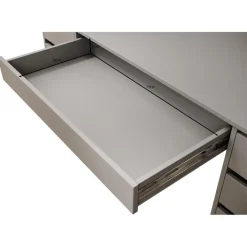 Bureaus-Meubella - Bureau Avio 2 - Antraciet - 154 cm