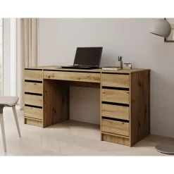 Bureaus-Meubella - Bureau Avio 2 - Eiken - 154 cm