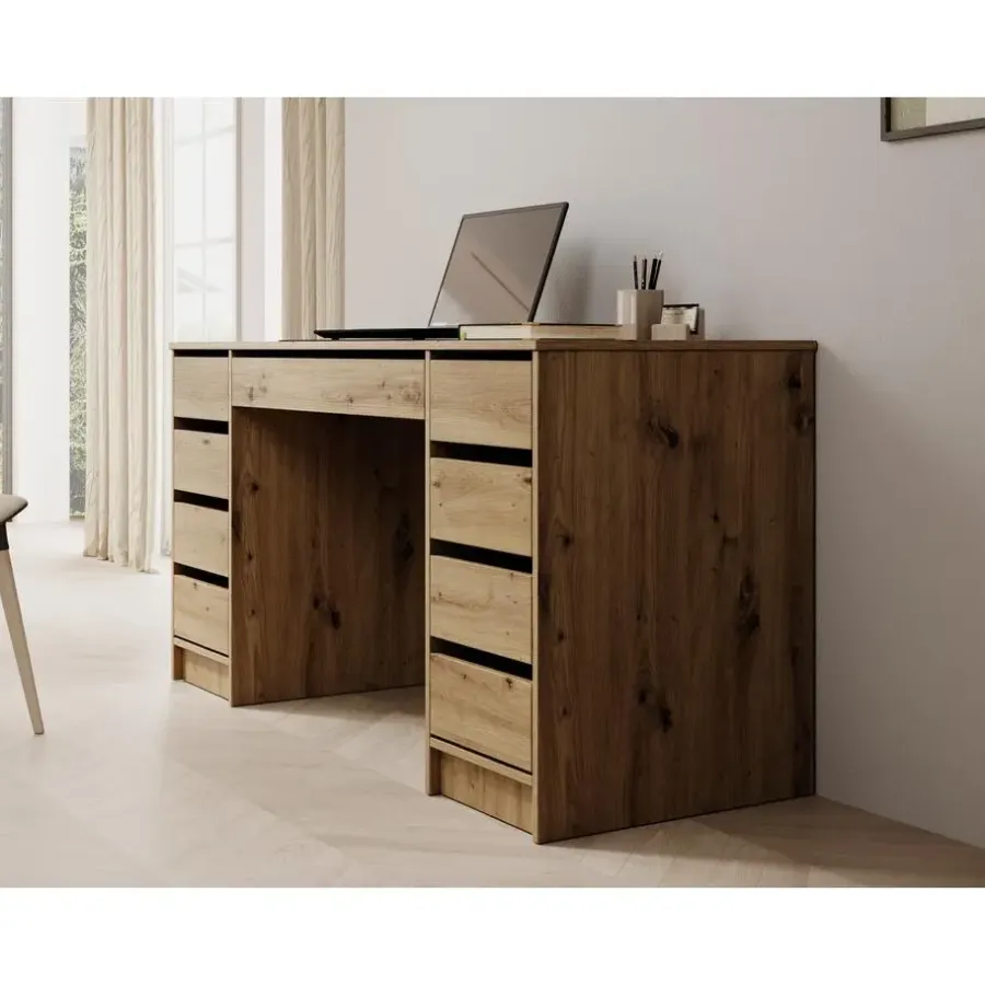 Bureaus-Meubella - Bureau Avio 2 - Eiken - 154 cm