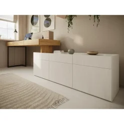 Meubella - Bureau Floren - Eiken - 3 lades