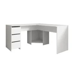 Bureaus-Meubella - Bureau Fuenta - Wit - 142 cm