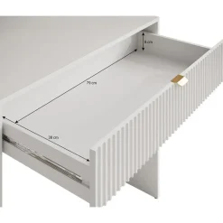 Meubella - Bureau Tavares - Zwart - 120 cm