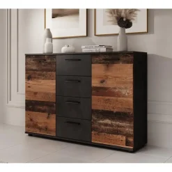 Dressoirs-Meubella - Dressoir Bellini - Grijs - 120 cm