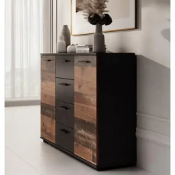 Dressoirs-Meubella - Dressoir Bellini - Grijs - 120 cm