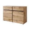 Dressoirs-Meubella - Dressoir Cainan - Eiken - 119 cm