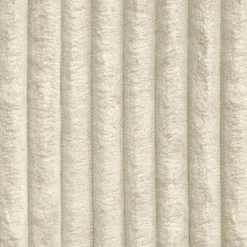 Meubella - Hoekbank Monet - Beige - Fluffy ribstof - Links