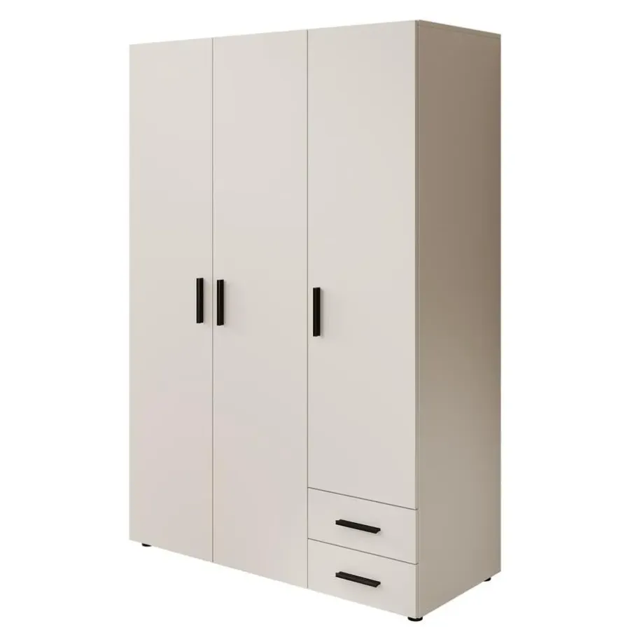 Kledingkasten|Kledingkasten-Meubella - Kledingkast Bellini - Wit - 120 cm