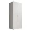 Kledingkasten|Kledingkasten-Meubella - Kledingkast Bernd - Wit - 74 cm