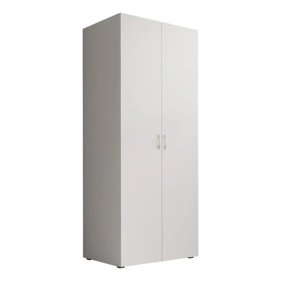 Kledingkasten|Kledingkasten-Meubella - Kledingkast Bernd - Wit - 74 cm