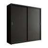 Meubella - Kledingkast Blake - Mat Zwart - 220 cm