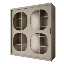 Meubella - Kledingkast Bravanti - Beige - 180 cm