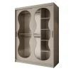 Schuifdeurkasten-Meubella - Kledingkast Bunaro - Beige - 150 cm