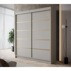 Kledingkasten|Kledingkasten-Meubella - Kledingkast Eagle - Beige - 180 cm