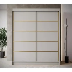 Kledingkasten|Kledingkasten-Meubella - Kledingkast Eagle - Beige - 180 cm