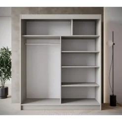 Kledingkasten|Kledingkasten-Meubella - Kledingkast Eagle - Beige - 180 cm