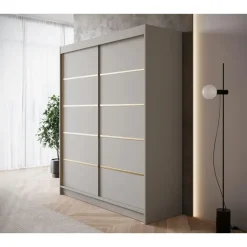 Kledingkasten|Kledingkasten-Meubella - Kledingkast Eagle - Beige - 180 cm