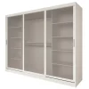 Meubella - Kledingkast Fessaro - Wit - 250 cm