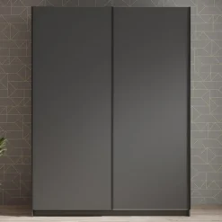 Meubella - Kledingkast Ganaro - Grijs - 150 cm