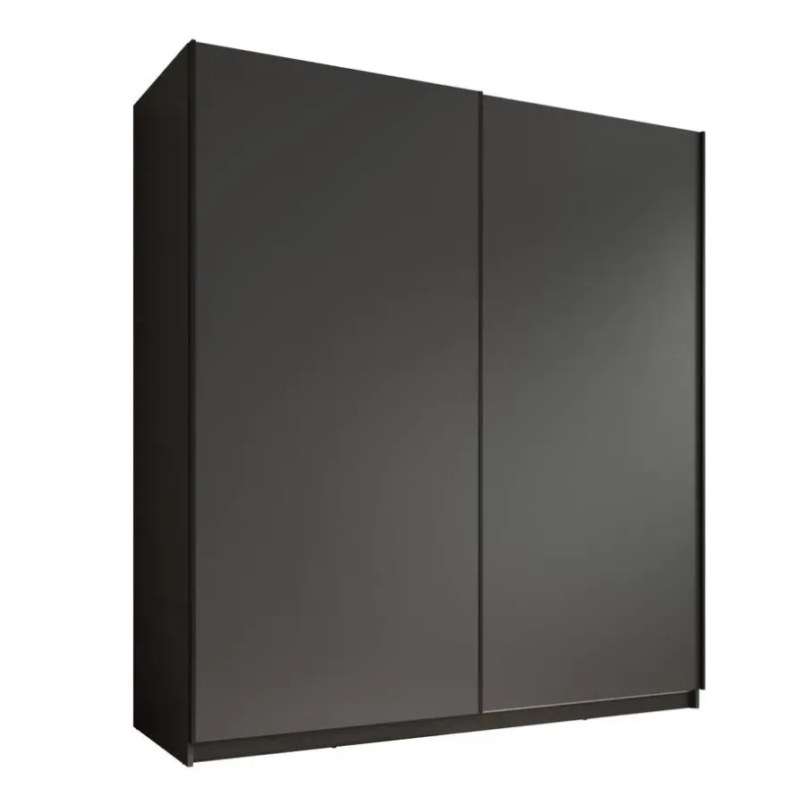 Meubella - Kledingkast Ganaro - Grijs - 180 cm