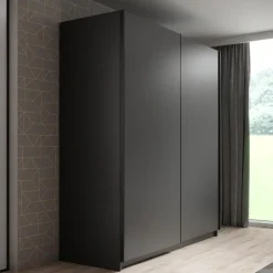 Meubella - Kledingkast Ganaro - Grijs - 180 cm
