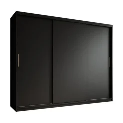 Meubella - Kledingkast Mandalin - Zwart - 250 cm