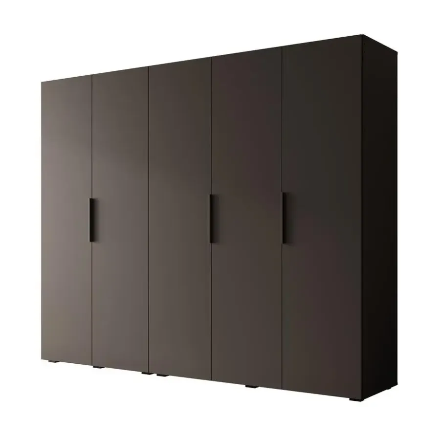Meubella - Kledingkast Marquesa - Zwart - 250 cm
