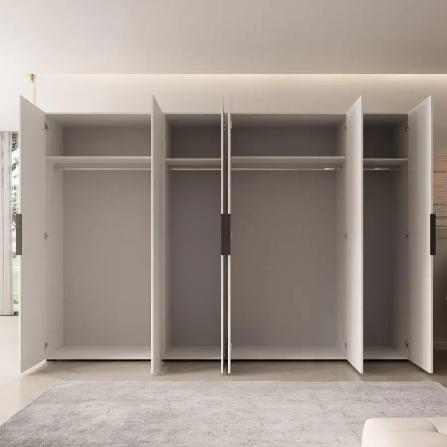 Meubella - Kledingkast Marquesa - Wit - 300 cm