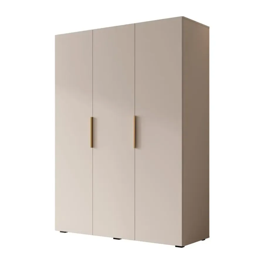 Draaideurkasten-Meubella - Kledingkast Marquesa - Beige - 150 cm