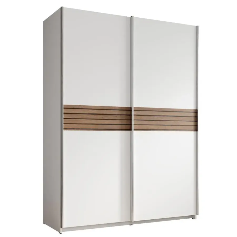 Meubella - Kledingkast Mendoza - Wit - 150 cm