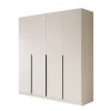 Draaideurkasten-Meubella - Kledingkast Sabre - Wit - 200 cm