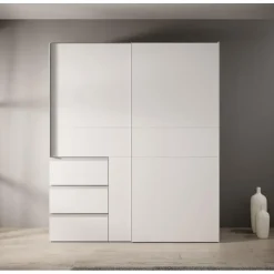 Meubella - Kledingkast Walter - Wit - 170 cm
