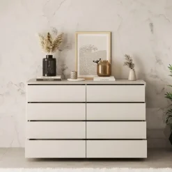Meubella - Ladekast Gideon 2 - Beige - 120 cm