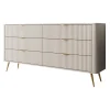 Meubella - Ladekast Lima - Beige - 163 cm