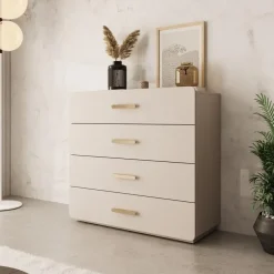 Meubella - Luzon - Ladekast - Beige - 100x44x92 cm